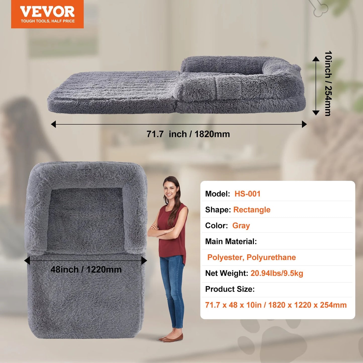 VEVOR – Human sized Dog Bed