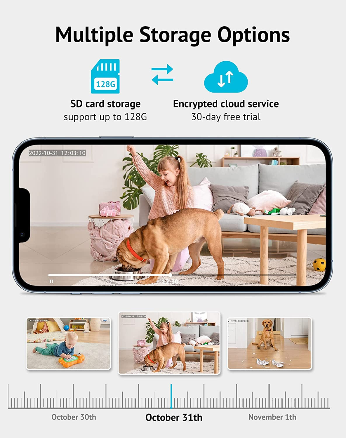 LAVIEW - Pet Monitor with Phone App (2 Pack)