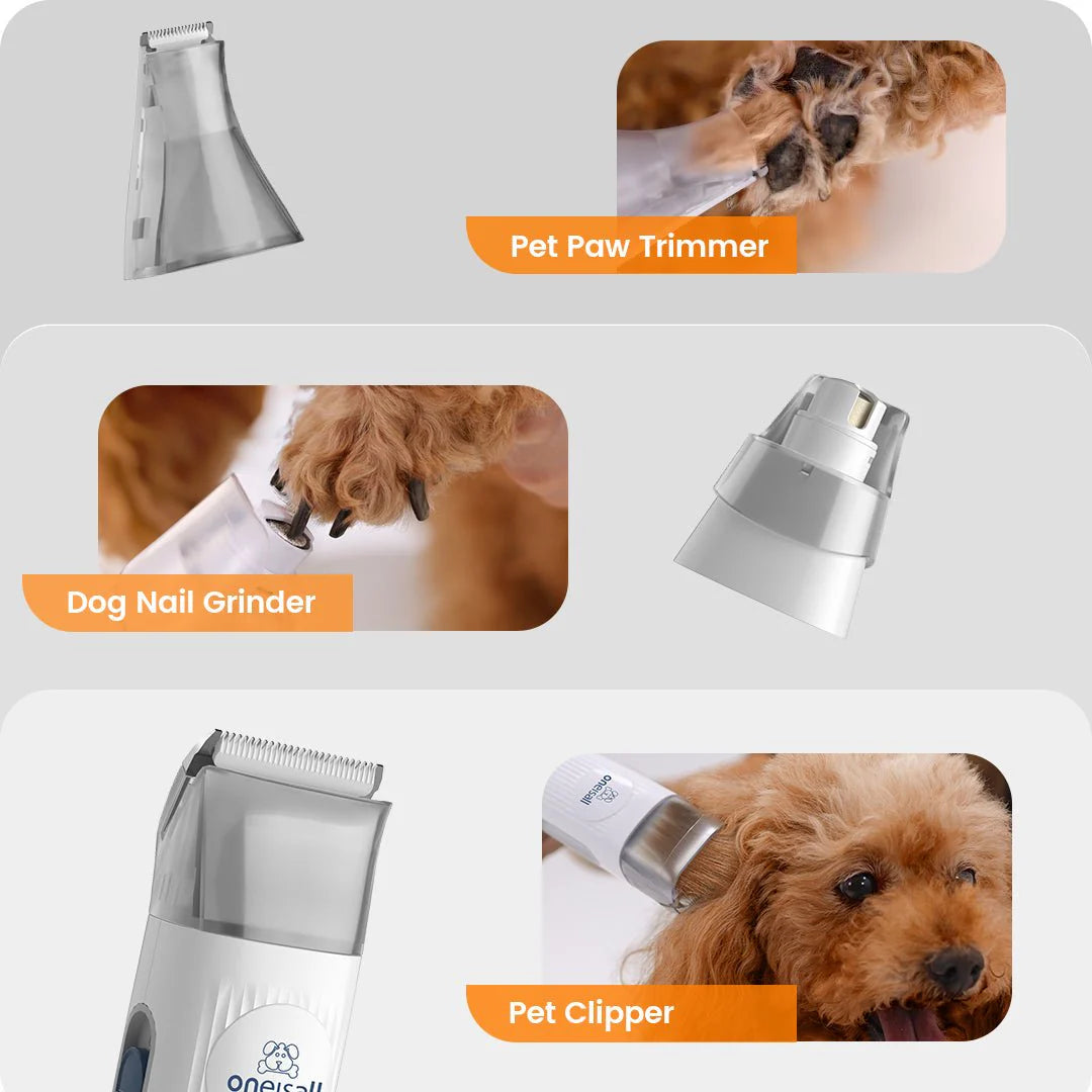 LM2 7-In-1 Pet Grooming Vacuum Kit
