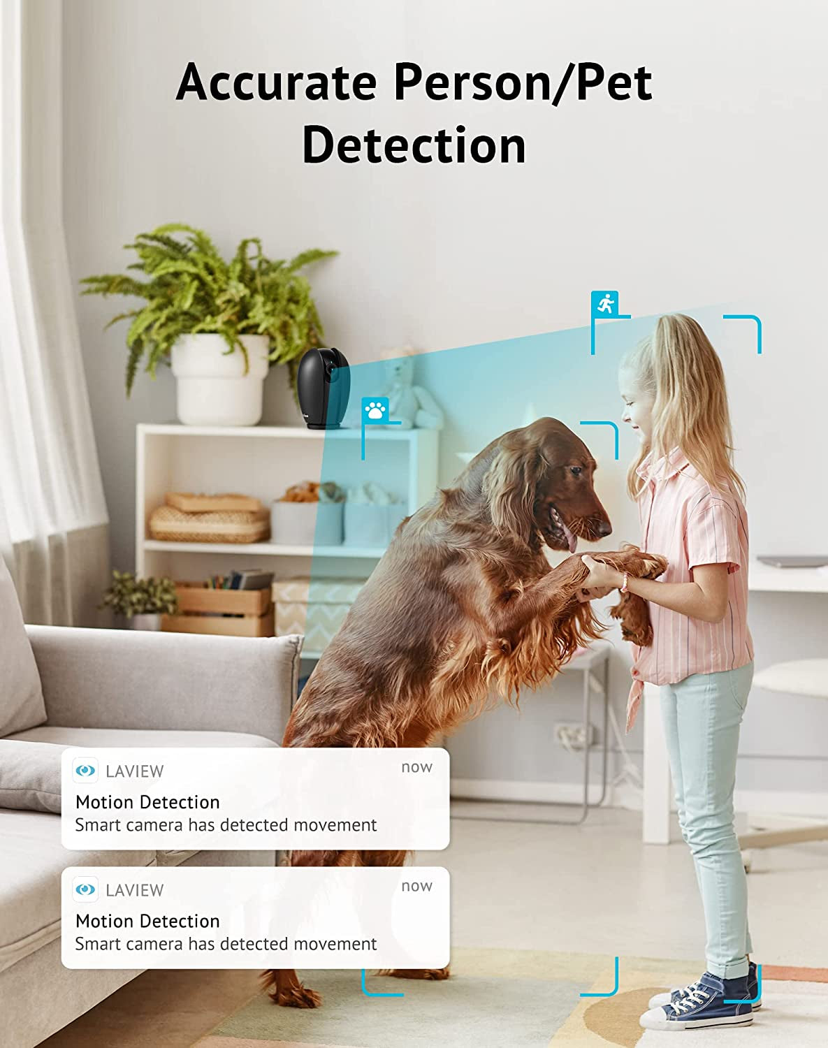 LAVIEW - Pet Monitor with Phone App (2 Pack)
