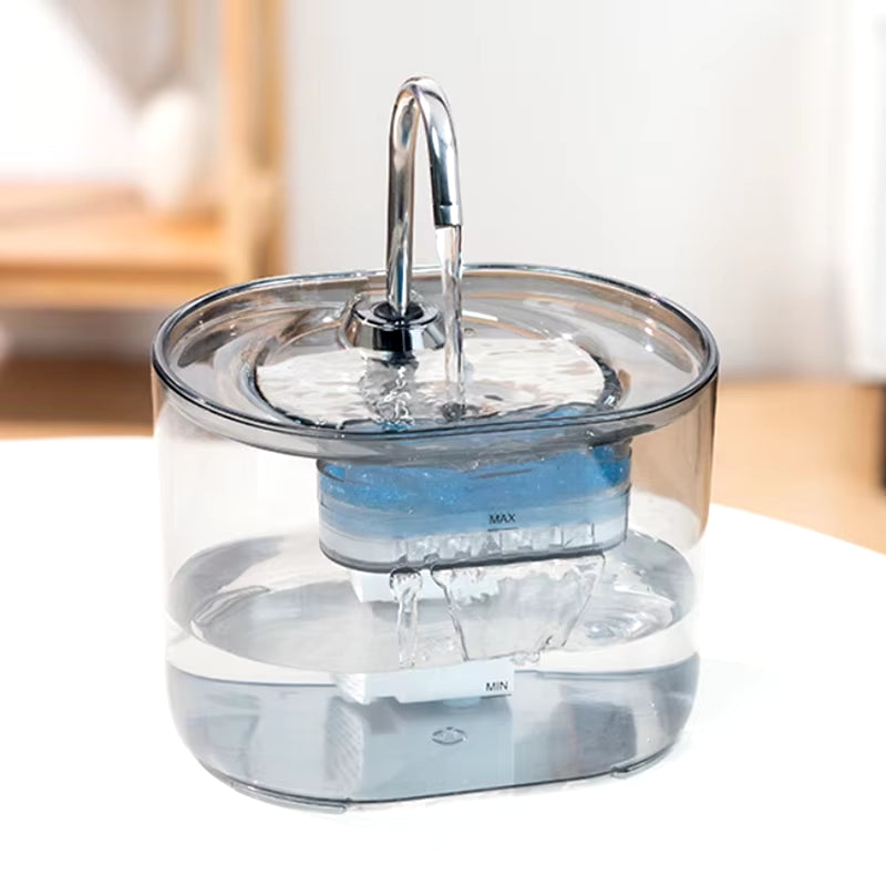Pet Water Fountain – Quiet Stainless Steel Dispenser for Cats & Dogs