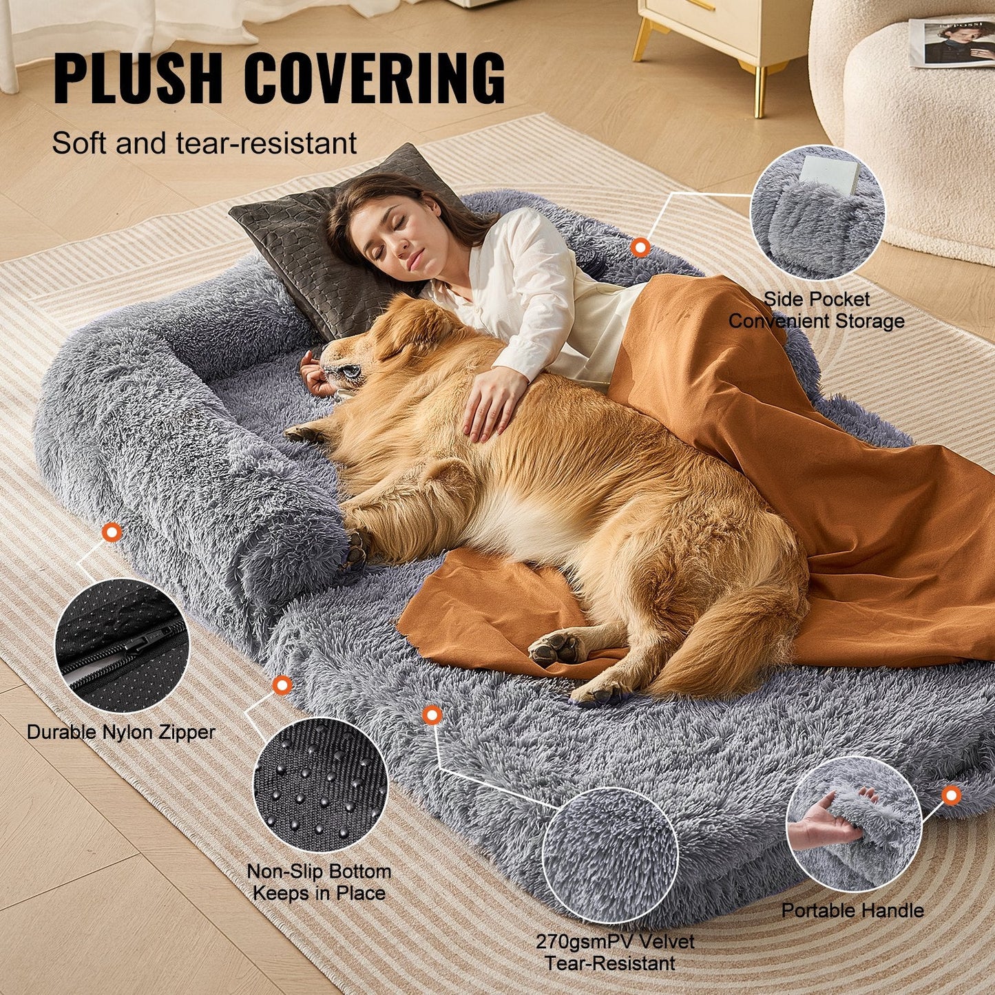 VEVOR – Human sized Dog Bed