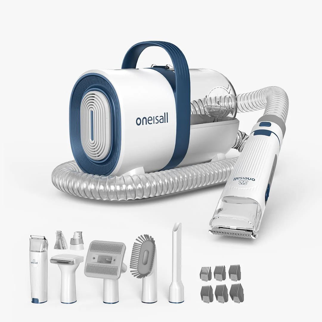 Oneisall 7-In-1 Pet Grooming Vacuum Kit