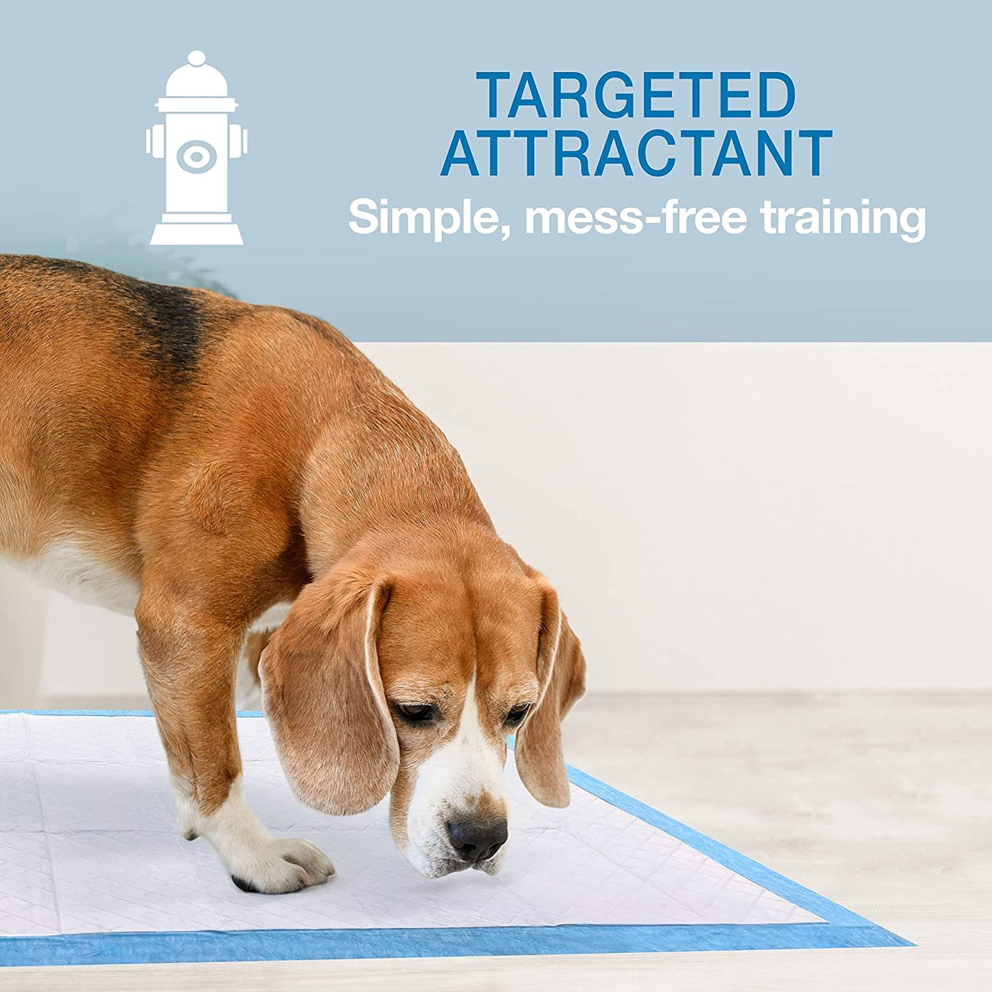 WEEWEE - Superior Performance Unscented Pee Pads for Dogs & Puppies, Quilted Leak-Proof Dog Housebreaking Potty Training Floor Protection, 22" X 23", 200 Count