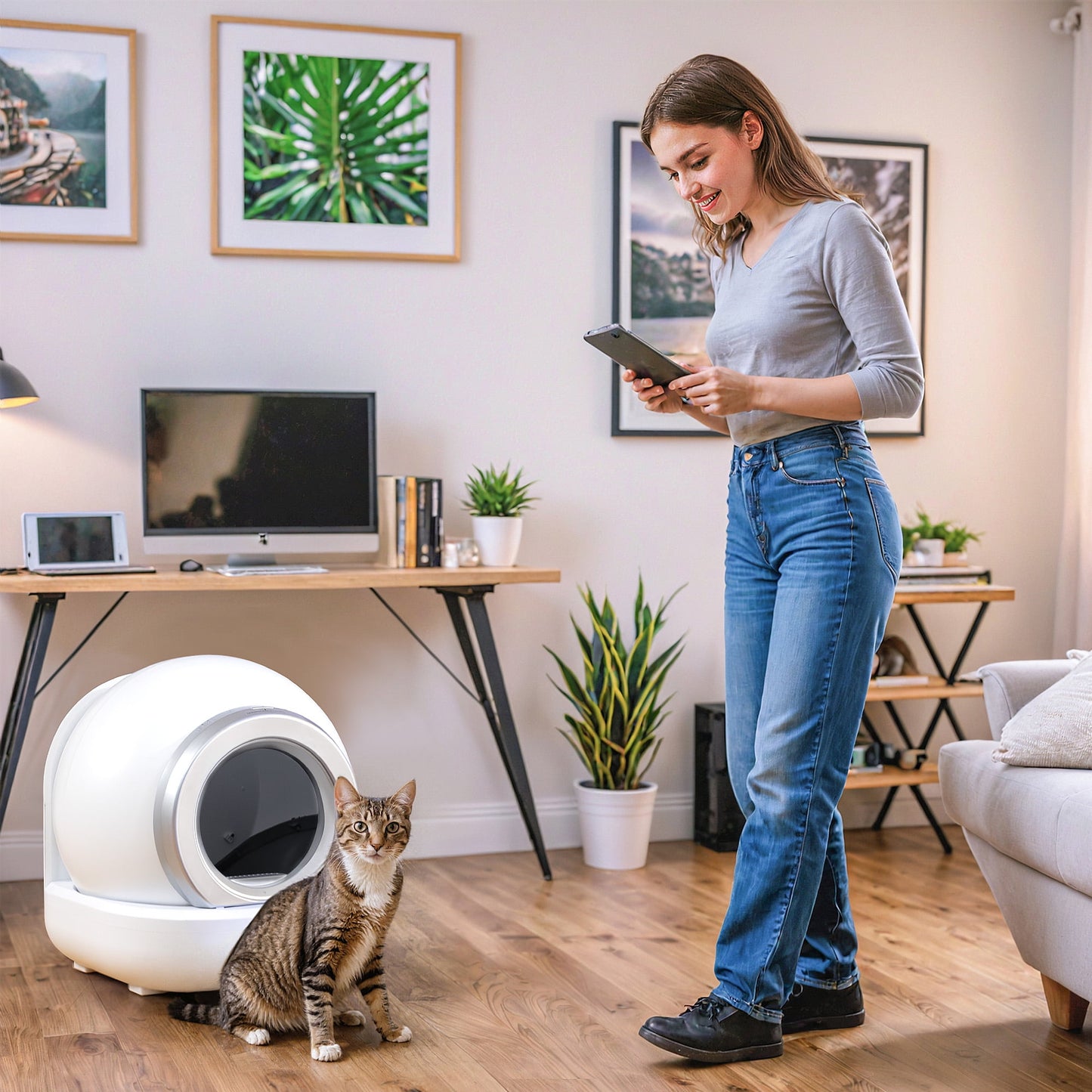 FURMAX - Automatic Self Cleaning Cat Litter Box with App Control