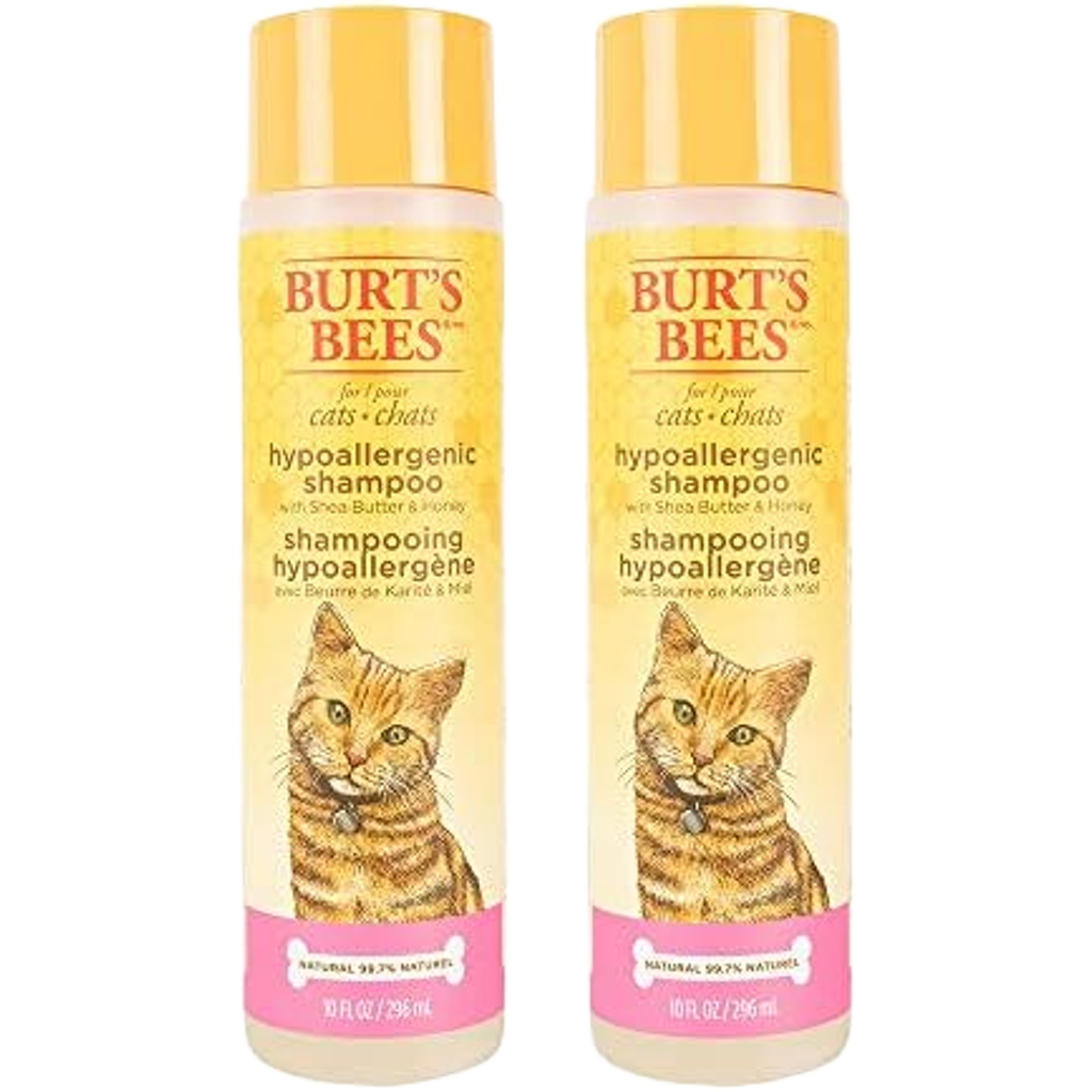 Burt’s Bees - Pet Hypoallergenic Shampoo for Cats with Shea Butter and Honey (2-Pack)