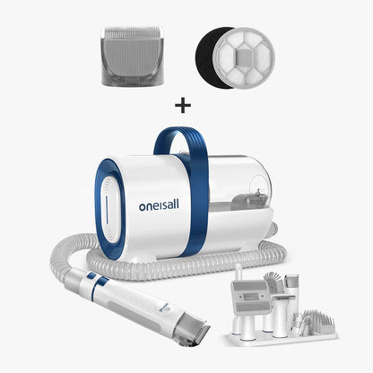 Oneisall 7-In-1 Pet Grooming Vacuum Kit