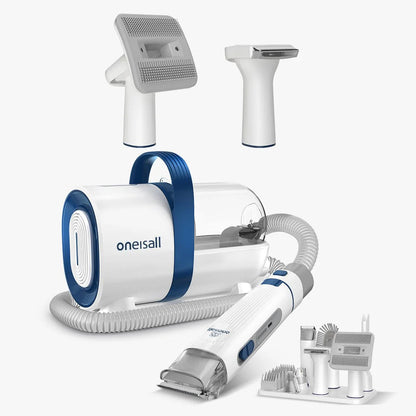 Oneisall 7-In-1 Pet Grooming Vacuum Kit