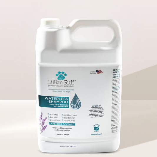 Lillian Ruff - Waterless No-Rinse Dry Shampoo Spray for Dogs (Gallon Size)
