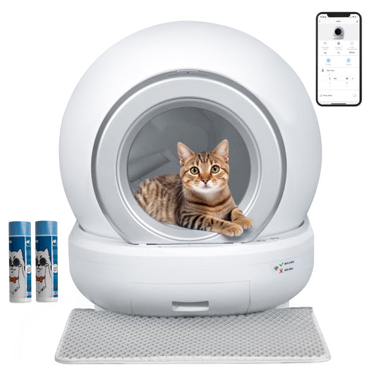 FURMAX - Automatic Self Cleaning Cat Litter Box with App Control