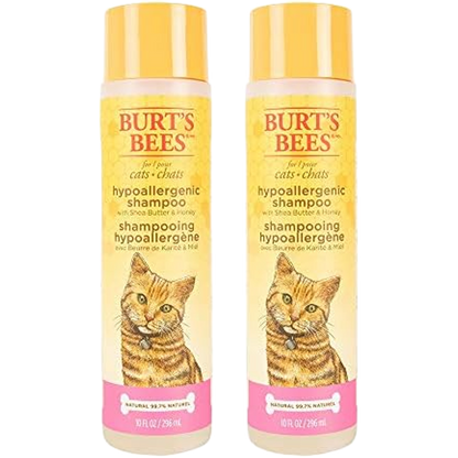 Burt’s Bees - Pet Hypoallergenic Shampoo for Cats with Shea Butter and Honey (2-Pack)