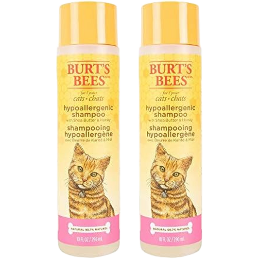 Burt’s Bees - Pet Hypoallergenic Shampoo for Cats with Shea Butter and Honey (2-Pack)