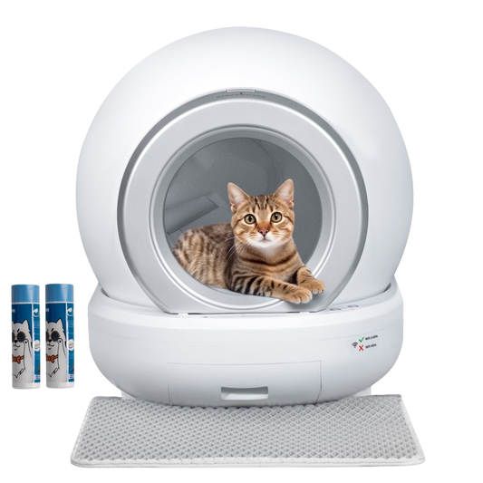 FURMAX Smart Self-Cleaning Cat Litter Box – Automatic Odor Control with App Monitoring