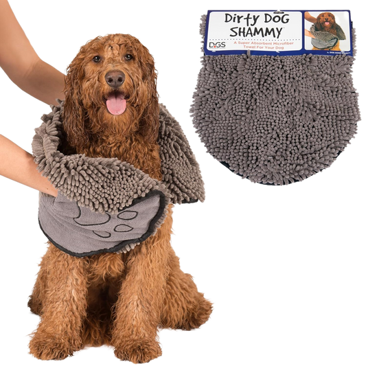 Dog Gone Smart Dirty Dog Shammy Towel – Grey